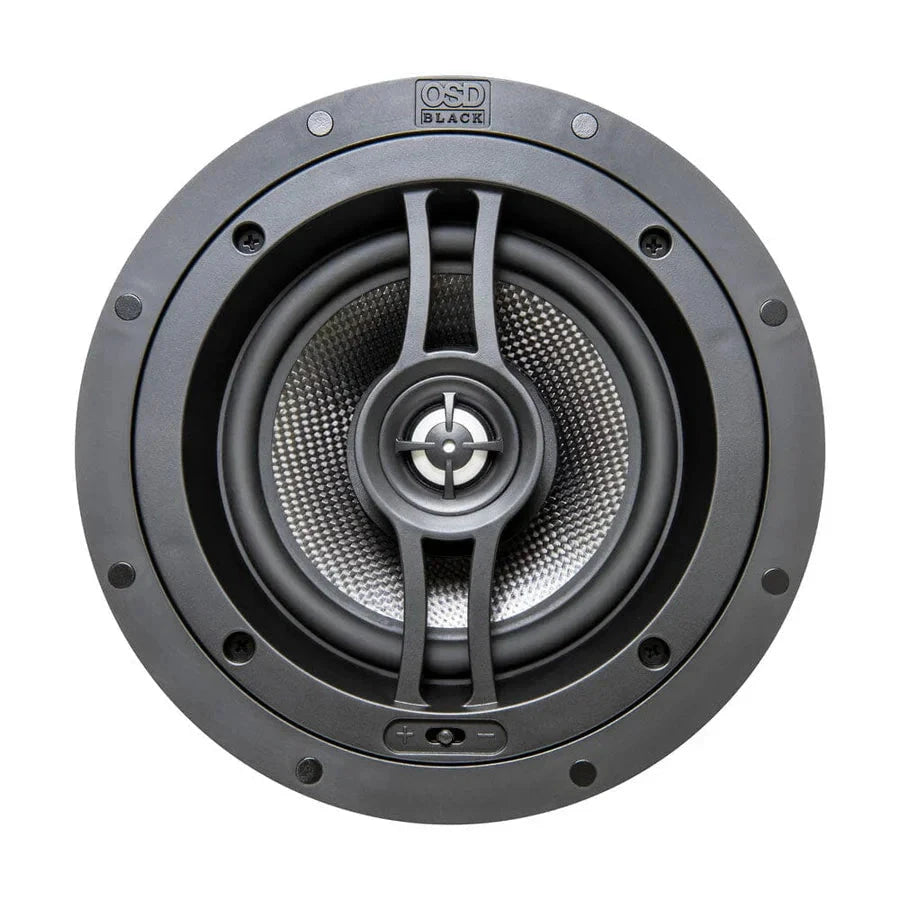 WiiM AMP Wi-Fi & Bluetooth Amplifier + OSD Audio Black Series R63 6.5" Ceiling Speakers In Ceiling Speaker Systems WiiM / OSD Audio