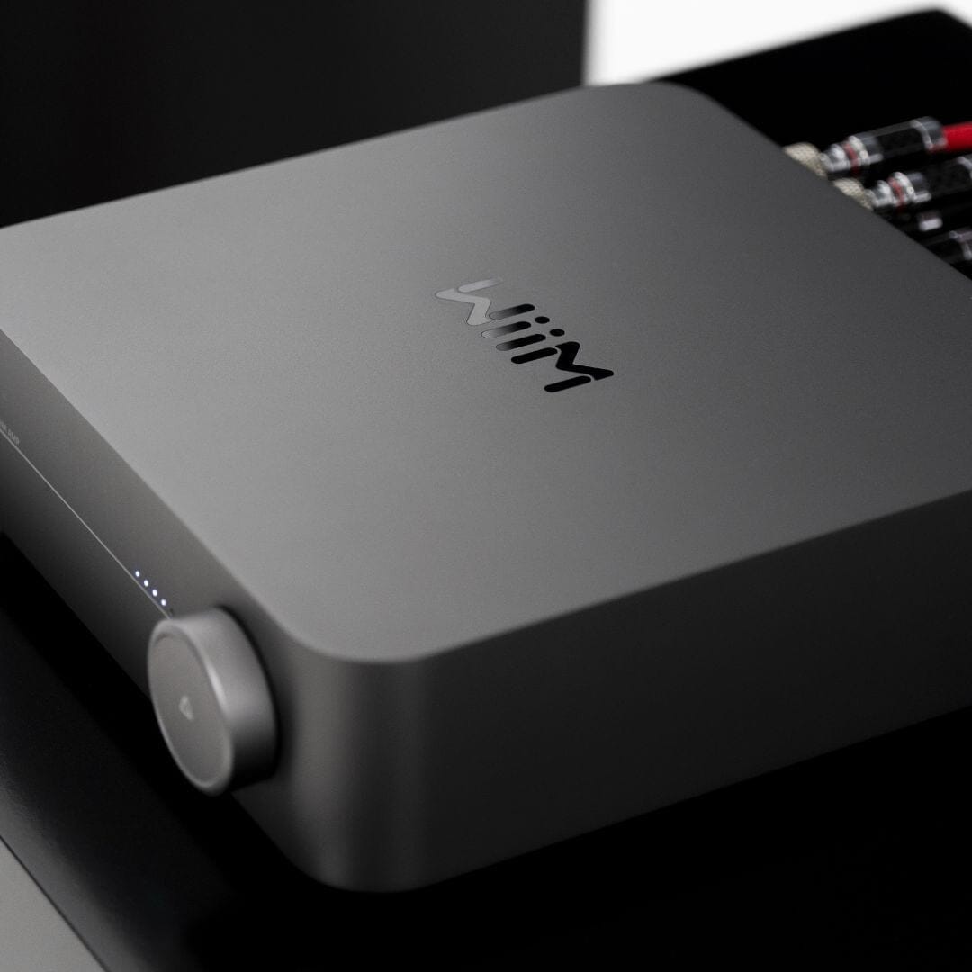 WiiM AMP WiFi Multiroom Amplifier with Bluetooth, Airplay 2, Alexa Amplifiers WiiM