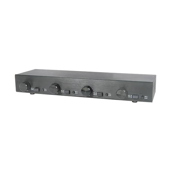 AV Link 2 Input : 4 Output Audio Management Speaker System Matrix with Volume Control Audio Accessories AV Link