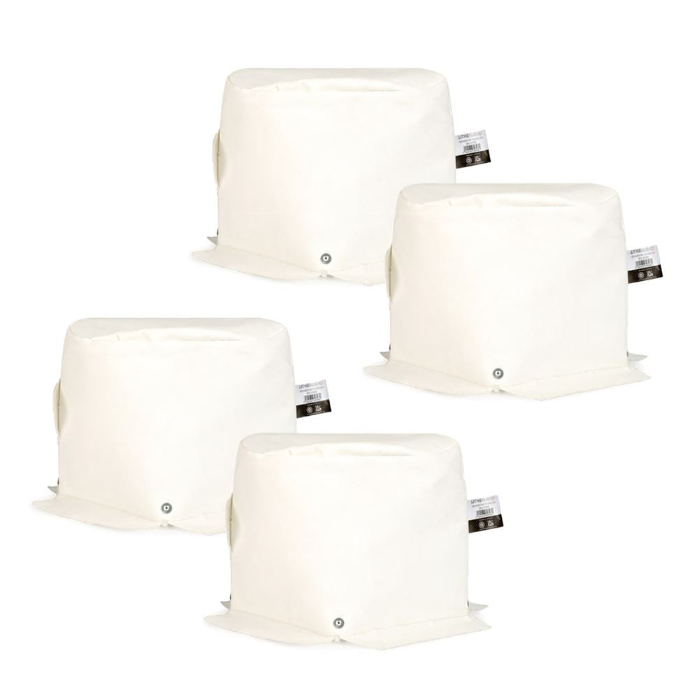 Lithe Audio 6.5" - 8" Ceiling Speaker Fire Hood - 4 Pack Audio Accessories Lithe Audio