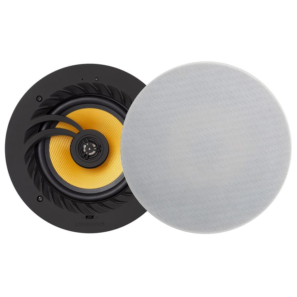 Lithe Audio Active 6.5" Bluetooth Ceiling Speaker with aptX Bluetooth 5.0 (Pair) Ceiling Speaker Systems Lithe Audio