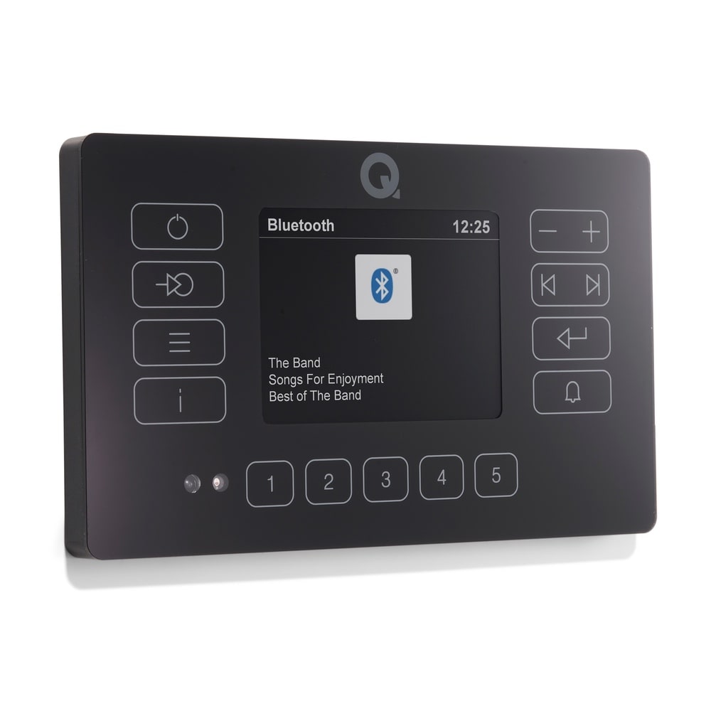 Q Acoustics E120 In Wall HiFi Amplifier with Bluetooth/DAB+/FM (No Speakers) In Ceiling Speaker Systems Q Acoustics