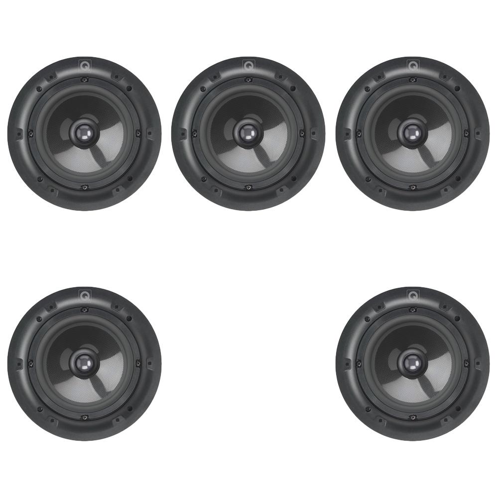 Q Install 5.0 Home Cinema 6.5" Ceiling Speaker System - 5 x QI65P Home Cinema Systems Q Install