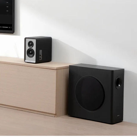 8" Slim Active Subwoofer For Q Acoustics E60 & E120 Ceiling Speaker Systems Subwoofers Edifier 