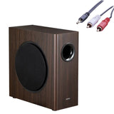 8" Slim Active Subwoofer For Q Acoustics E60 & E120 Ceiling Speaker Systems Subwoofers Edifier Wood 