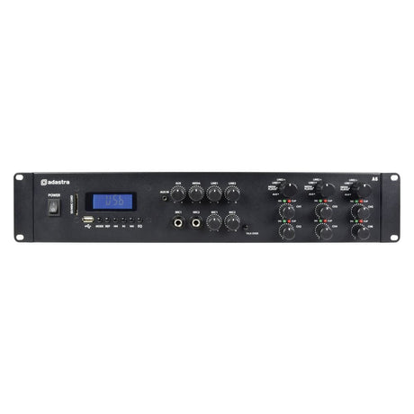 Adastra A6 6 x 200W Stereo Amplifier with FM Radio/Bluetooth & Media Player Amplifiers Adastra 