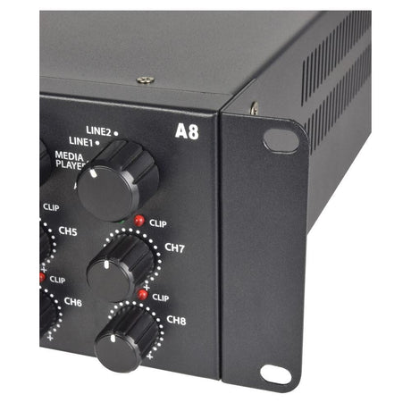 Adastra A8 8 x 200W Stereo Amplifier with FM Radio/Bluetooth & Media Player Amplifiers Adastra 