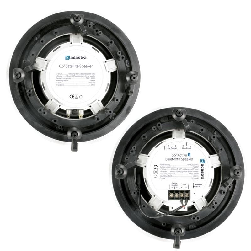 Adastra All-In-One Active Bluetooth Ceiling Speakers (Pair) In Ceiling Speaker Systems Adastra 