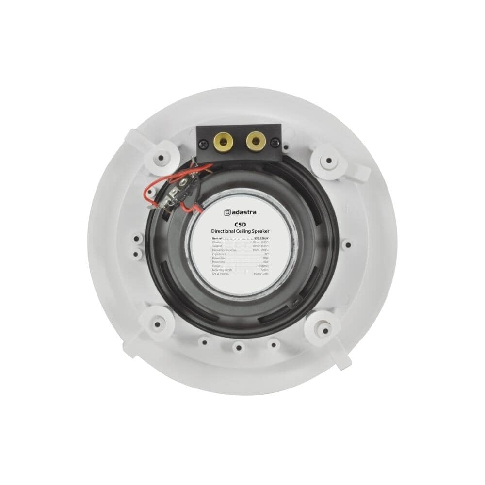 Adastra C5D 5.25" Ceiling Speaker With Directional Tweeter In Ceiling Speakers Adastra 