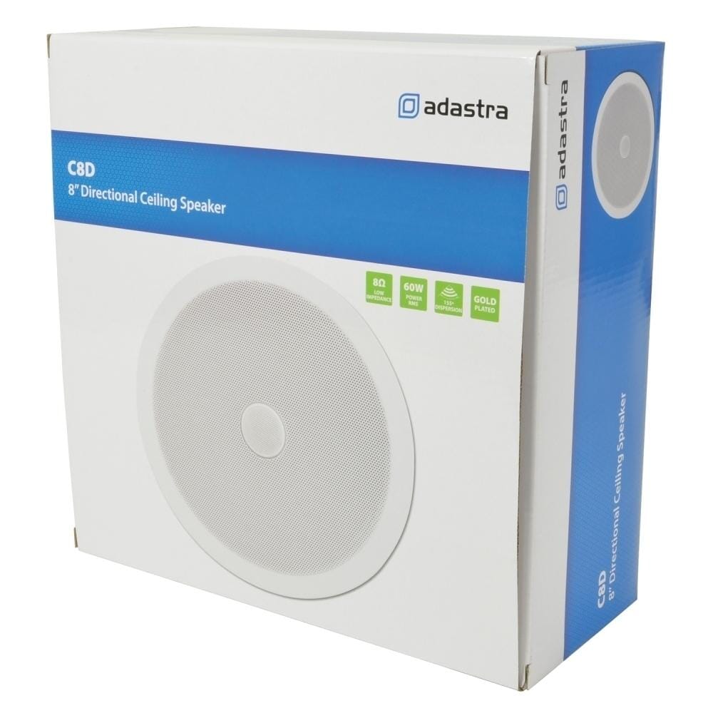 Adastra C8D 8" Ceiling Speaker With Directional Tweeter In Ceiling Speakers Adastra 