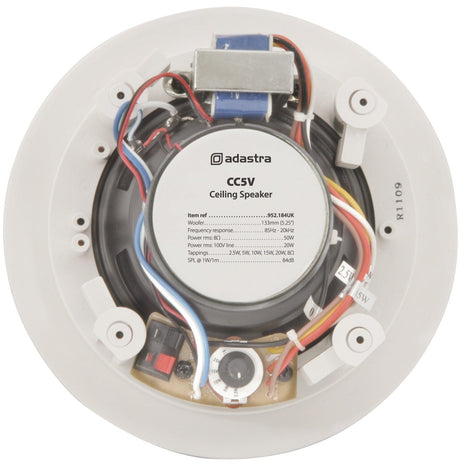 Adastra CC5V 5.25" 100V Ceiling Speaker (Each) 100V Speakers Adastra 