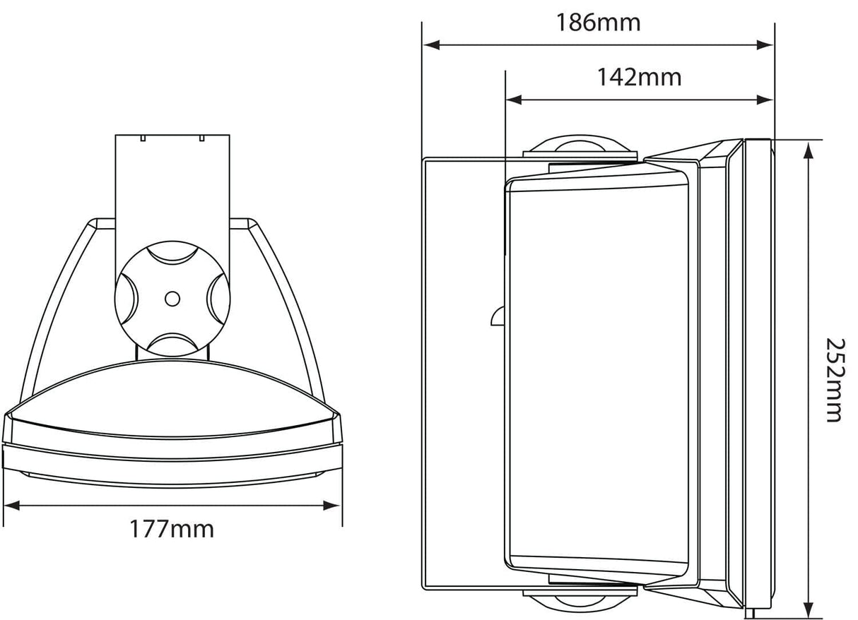 Adastra FS 5.25" 100V High Performance Wall-Mount Speaker (Each) 100V Speakers Adastra 