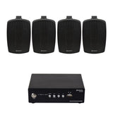 Adastra S260 Wi-Fi & Bluetooth 4" Outdoor Speaker System Outdoor Speaker Systems Adastra Two Pairs Black 