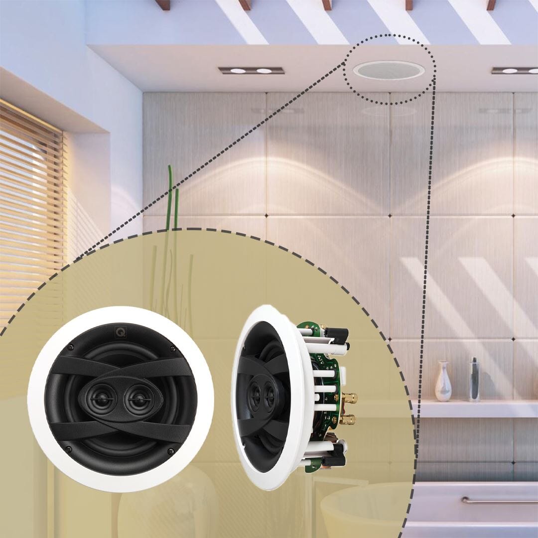 Adastra S260 Wi-Fi & Bluetooth 6.5" Bathroom Ceiling Speaker System In Ceiling Speaker Systems Adastra 