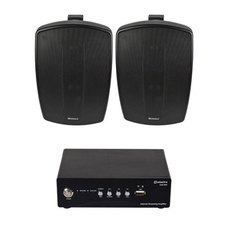 Adastra S260 Wi-Fi & Bluetooth 6.5" Outdoor Speaker System Outdoor Speaker Systems Adastra One Pair Black 