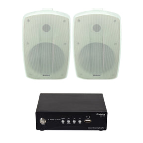 Adastra S260 Wi-Fi & Bluetooth 6.5" Outdoor Speaker System Outdoor Speaker Systems Adastra One Pair White 