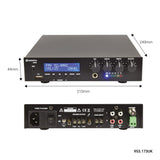 Adastra UM Series Ultra Compact 100V Mixer Amplifier with Bluetooth 100V Amplifiers Adastra 