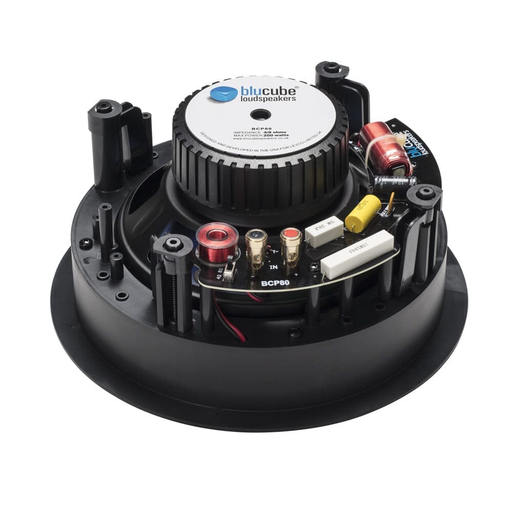 Bluesound Powernode + Blucube BCK80 8" Ceiling Speakers In Ceiling Speaker Systems Bluesound 