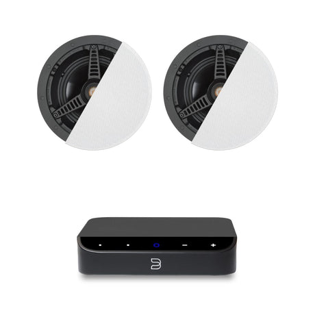 Bluesound Powernode Edge + Monitor Audio C165 6.5" Ceiling Speakers In Ceiling Speaker Systems Bluesound / Monitor Audio 