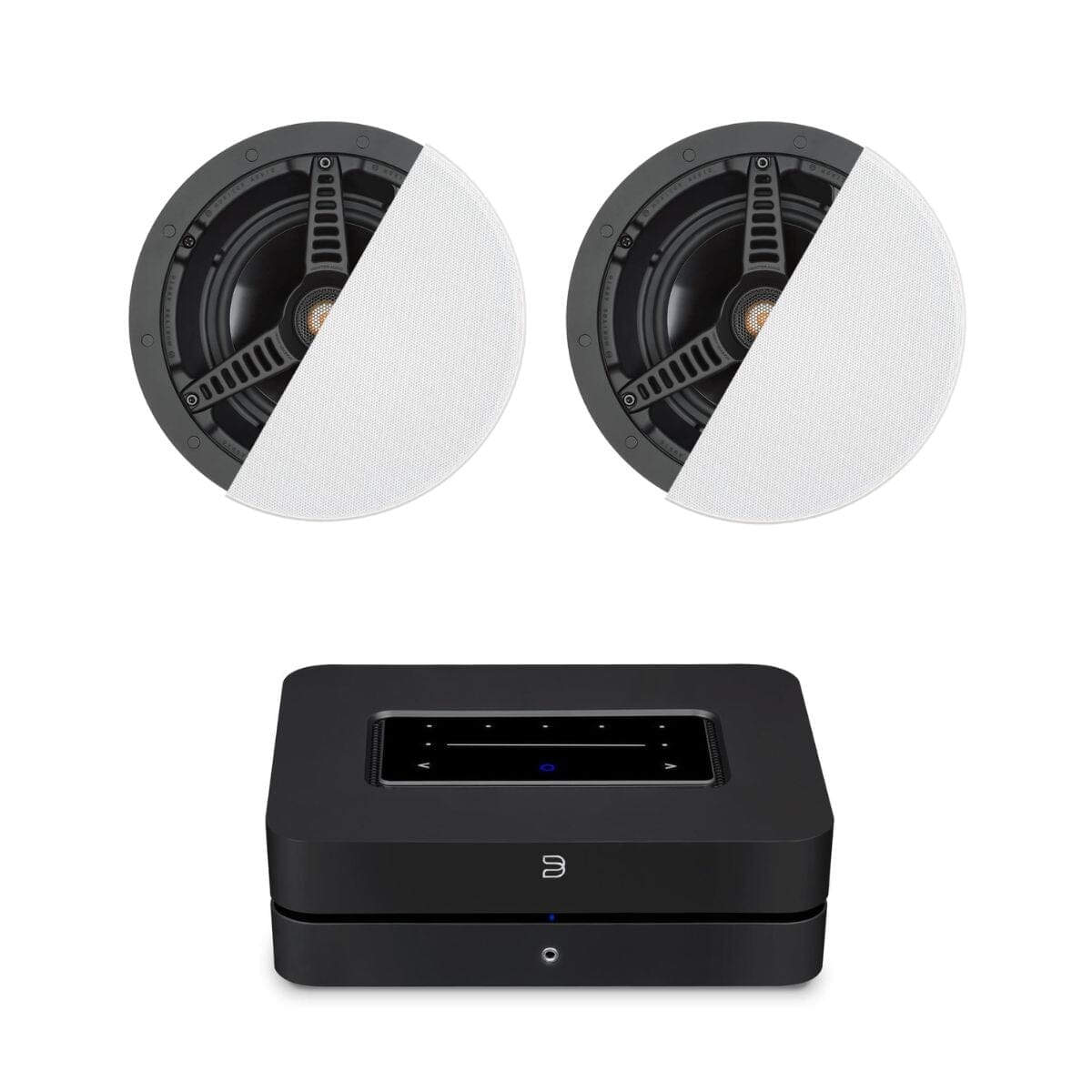 Bluesound Powernode + Monitor Audio C165 6.5" Ceiling Speakers In Ceiling Speaker Systems Bluesound / Monitor Audio 