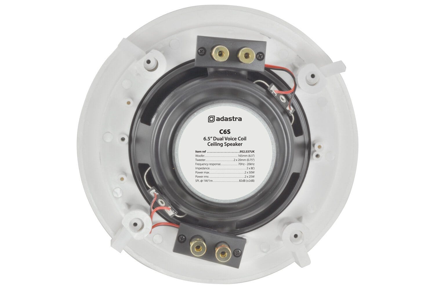 e-audio Bluetooth Amplifier + 6.5" Single Stereo Ceiling Speaker In Ceiling Speaker Systems e-audio 