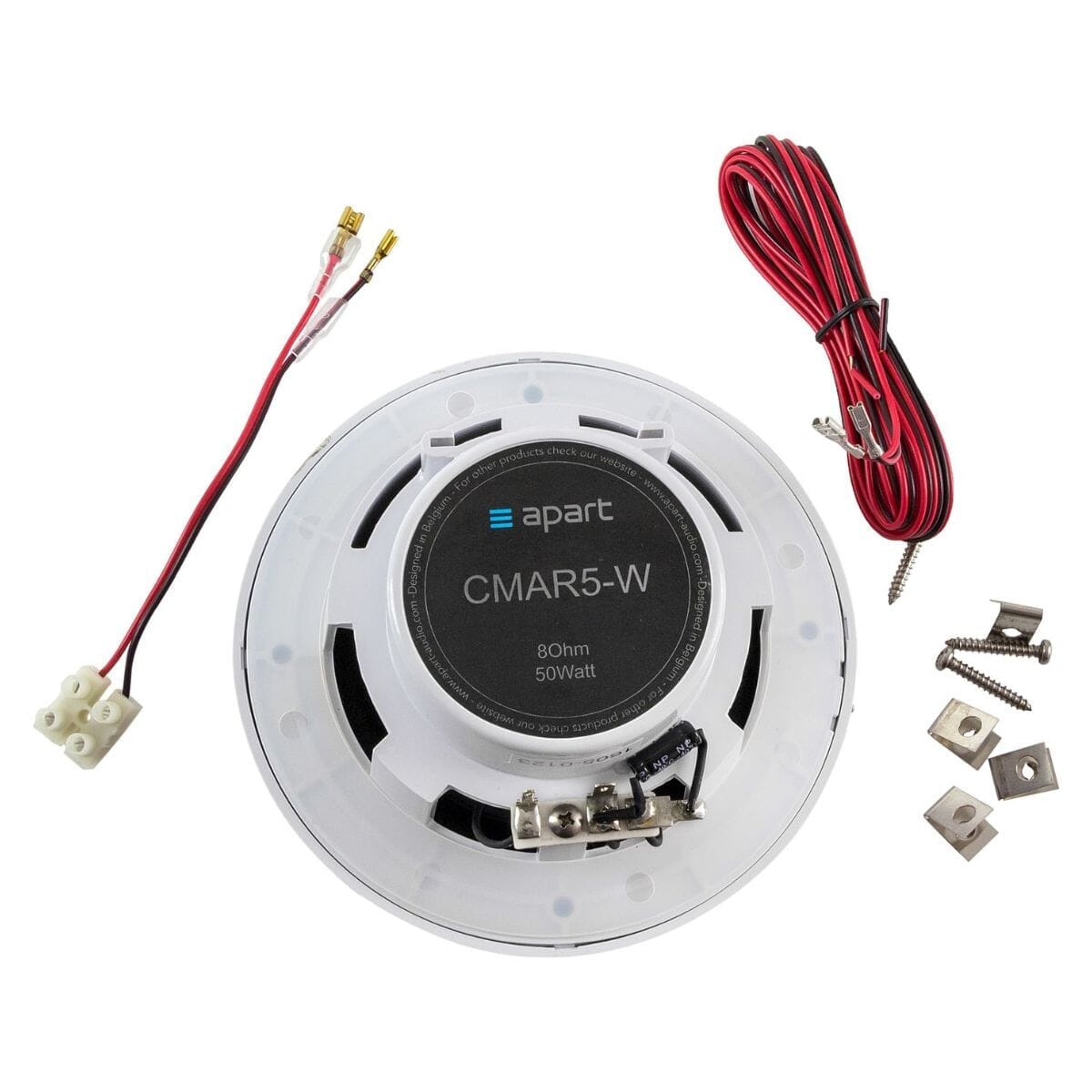 e-audio Bluetooth Amplifier + Apart CMAR5 5" Sauna Ceiling Speakers (Pair) In Ceiling Speaker Systems e-audio / Apart 