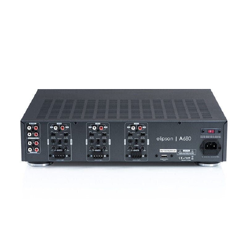 Elipson A680 480W 3 Zone Stereo Power Amplifier Amplifiers Elipson 