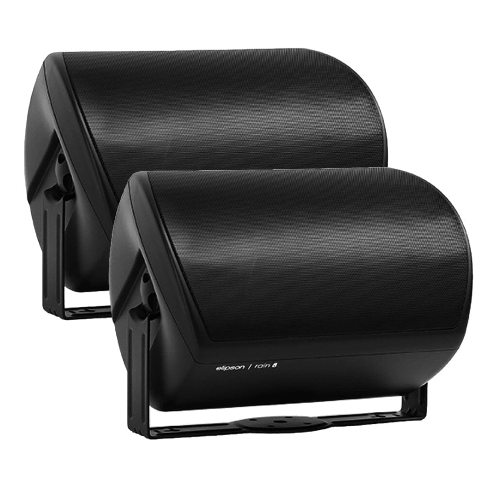 Elipson RAIN 8" Outdoor Speakers (Pair) Outdoor Speakers Elipson Black 