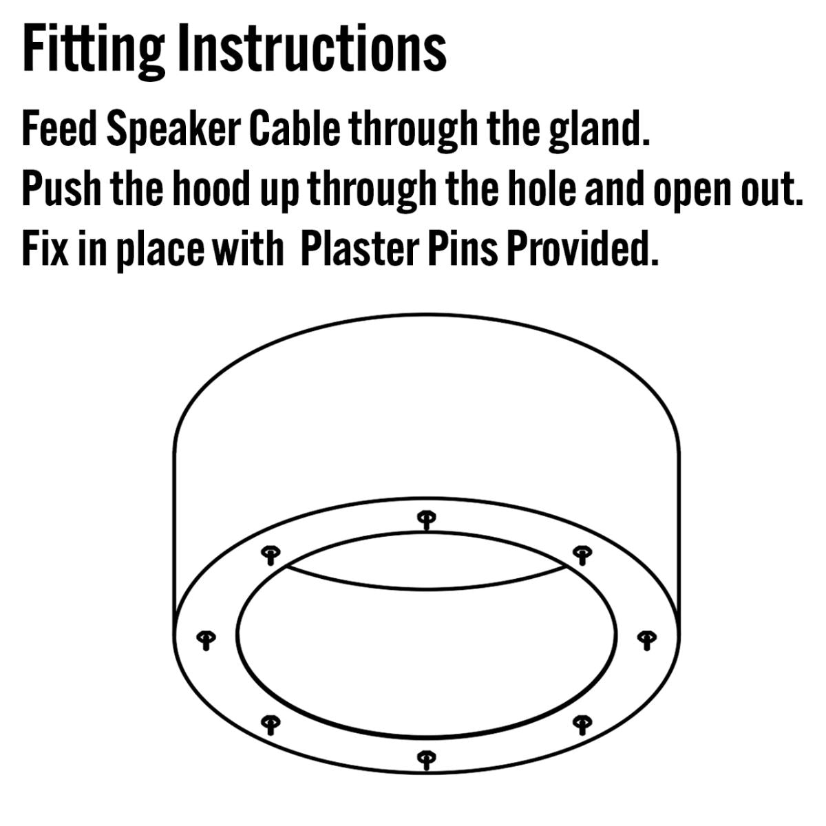 Firetopper Pro II - Acoustic Speaker Fire Hood (Each) Audio Accessories Firetopper 