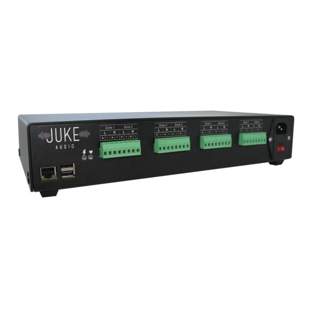 Juke Audio 6-8 Zone Amplifier with W-Fi, Airplay 2 & Bluetooth