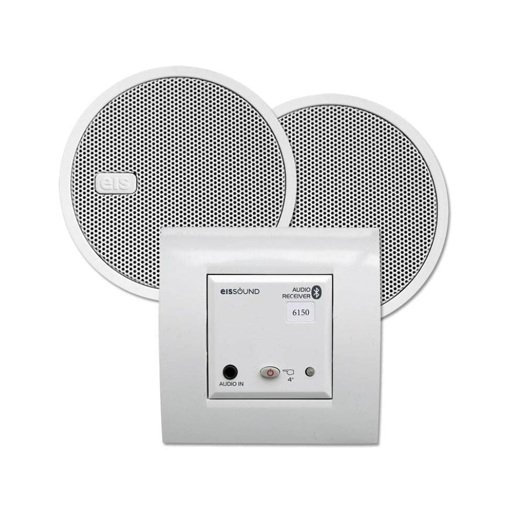 KB Sound In Wall BT Bluetooth Ceiling Speaker System In Ceiling Speaker Systems KB Sound White 2.5" 