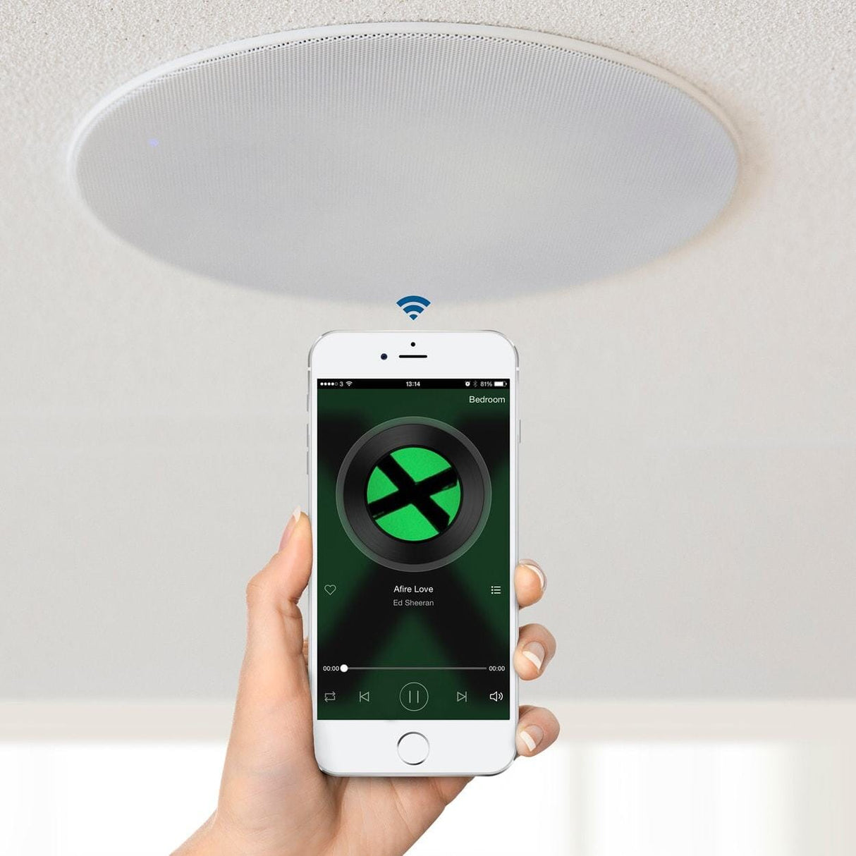 Lithe Audio 6.5" IP44 Bathroom Bluetooth Ceiling Speaker In Ceiling Speaker Systems Lithe Audio 
