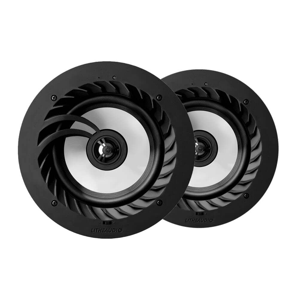 Lithe Audio 6.5" IP44 Passive In Ceiling Speakers In Ceiling Speakers Lithe Audio One Pair 