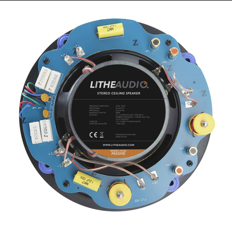 Lithe Audio 6.5" Passive Stereo In Ceiling Speaker (Each) In Ceiling Speakers Lithe Audio 