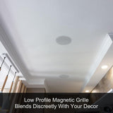 Lithe Audio 6.5" Wi-Fi Ceiling Speaker with Airplay 2 & Bluetooth In Ceiling Speaker Systems Lithe Audio 