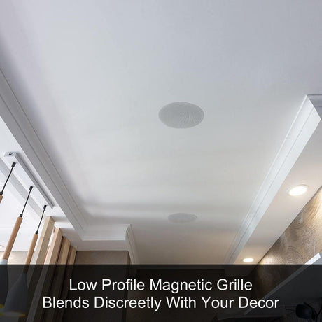 Lithe Audio 6.5" Wi-Fi Ceiling Speaker with Airplay 2 & Bluetooth In Ceiling Speaker Systems Lithe Audio 
