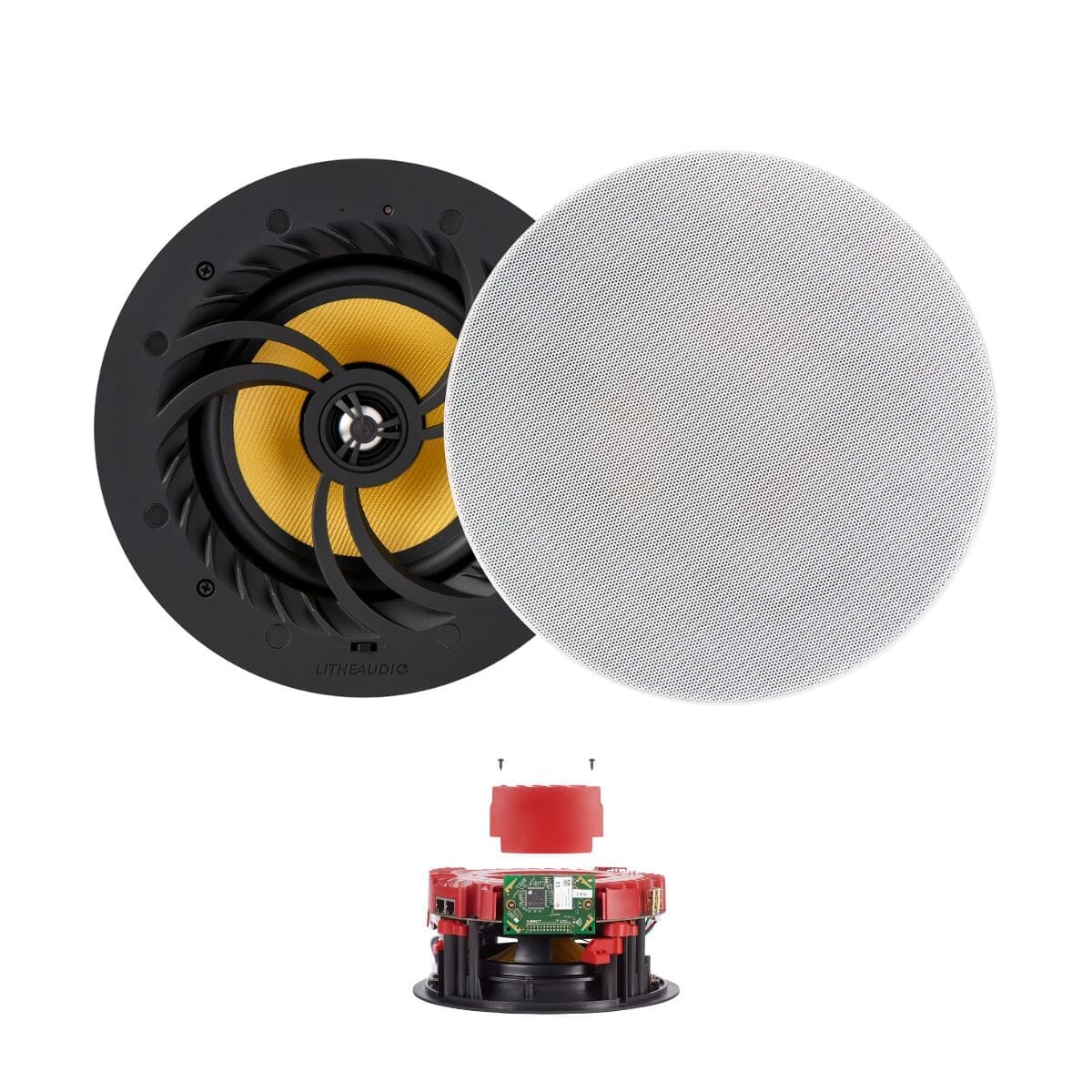 Lithe Audio WiSA Ceiling Speaker Add On In Ceiling Speaker Systems Lithe Audio Pair 