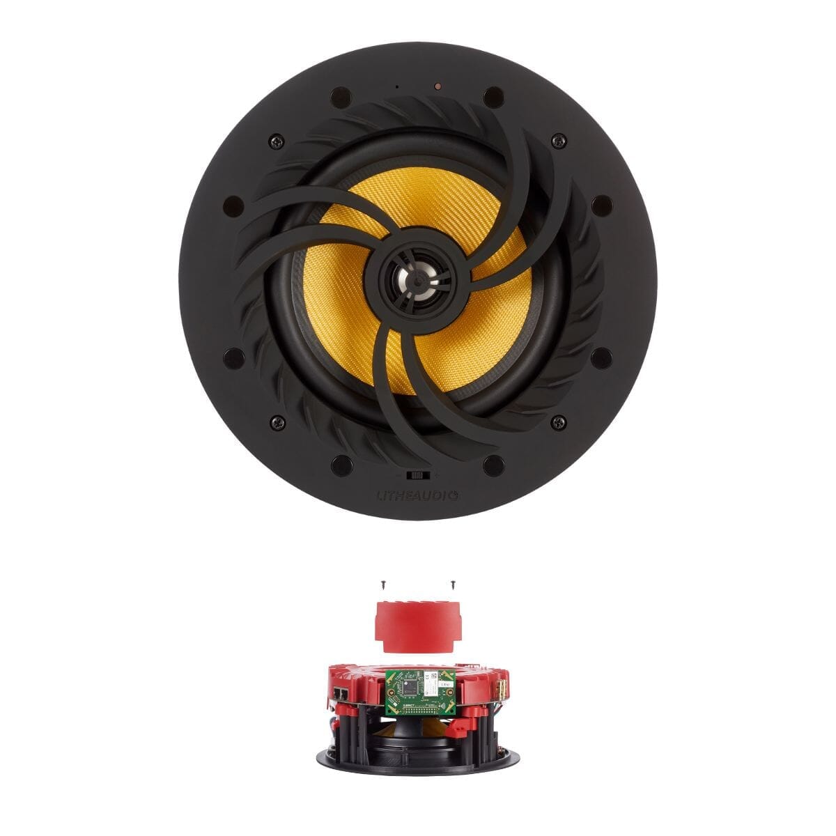 Lithe Audio WiSA Ceiling Speaker Add On In Ceiling Speaker Systems Lithe Audio Single 