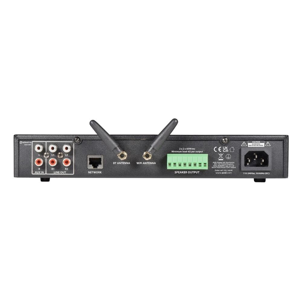 [OPEN BOX] Adastra S460-WIFI 4 x 60W Wi-Fi Streaming Amplifier Open Box Adastra 