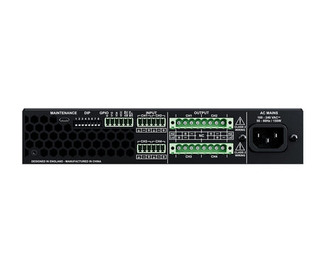 Optimal Audio SmartAmp 20 4 x 125W Amplifier with Integral DSP 100V Amplifiers Optimal Audio 