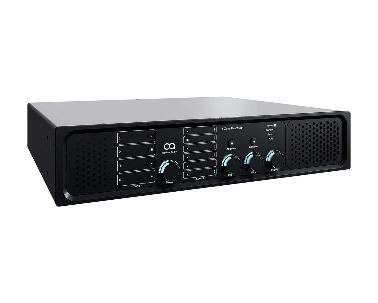 Optimal Audio Zone 4 Four Zone Audio Controller Amplifiers Optimal Audio 