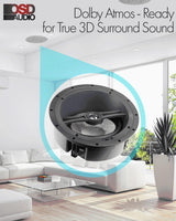 OSD Audio ACE870 8" Angled In Ceiling Speaker (Each) In Ceiling Speakers OSD Audio 