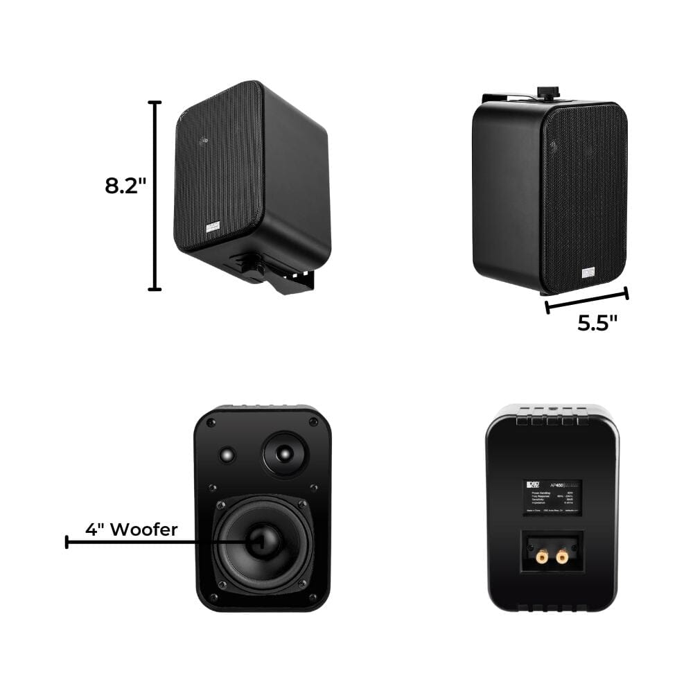OSD Audio AP450 4" Outdoor Speakers (Pair) Outdoor Speakers OSD Audio 