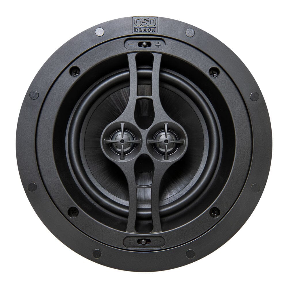 OSD Audio Black Series R62DT 6.5" Reference Stereo Ceiling Speaker (Each) In Ceiling Speakers OSD Audio 