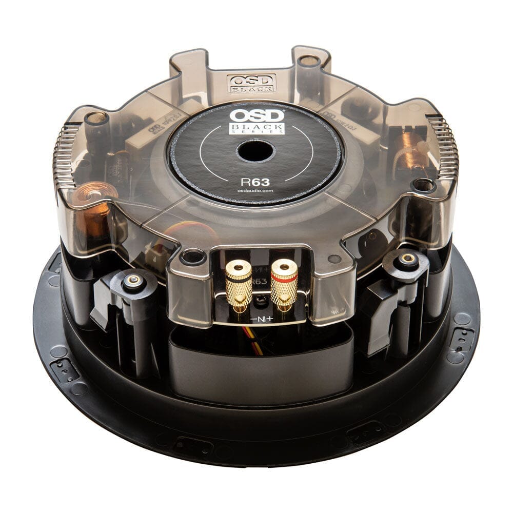 OSD Audio Black Series R63 6.5" Reference Ceiling Speaker (Pair) In Ceiling Speakers OSD Audio 