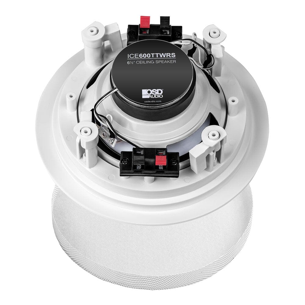 OSD Audio ICE600TTWRS 6.5" Water Resistant Stereo Ceiling Speaker (Each) In Ceiling Speakers OSD Audio 