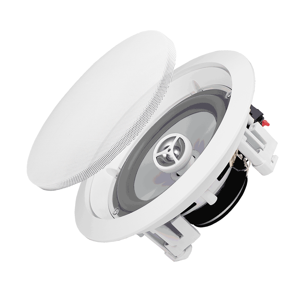 OSD Audio ICE600WRS 6.5" Water Resistant Ceiling Speaker (Pair) In Ceiling Speakers OSD Audio 