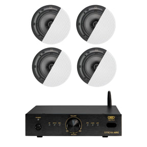 OSD Audio Nero ARC Amplifier + Q Acoustics QI65C 6.5" Ceiling Speakers In Ceiling Speaker Systems OSD Audio / Q Acoustics Two Pairs 