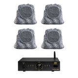 OSD Audio Nero Stream ARC Amplifier + RS670 Rock Speakers Outdoor Speaker Systems OSD Audio Two Pairs Granite 