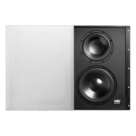 OSD Audio SC800D In Wall Dual Subwoofer with Sealed Enclosure (Each) Subwoofers OSD Audio 